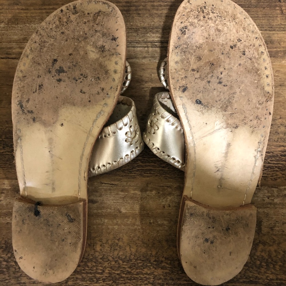 Jack Rogers Platinum Sandals - Picture 4 of 5